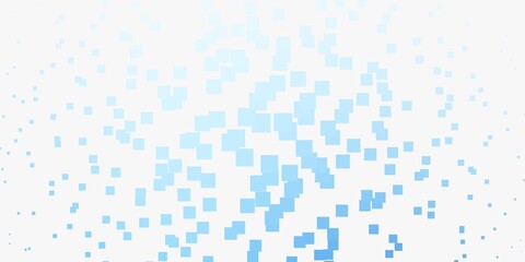 Fototapeta premium Light BLUE vector background with rectangles. Colorful illustration with gradient rectangles and squares. Best design for your ad, poster, banner.