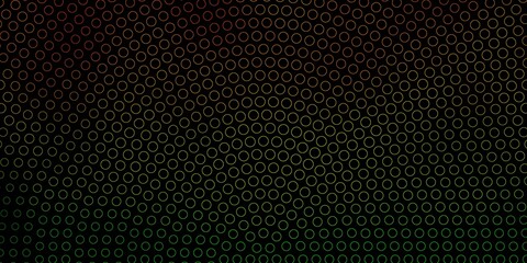 Dark Blue, Yellow vector background with bubbles. Modern abstract illustration with colorful circle shapes. Design for your commercials.