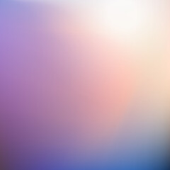 Abstract Blurred beige purple blue background. Soft light gradient backdrop with place for text. Vector illustration for your graphic design, banner, poster