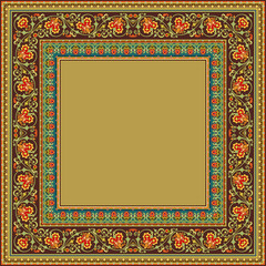 Vector decorative floral ethnic illustration