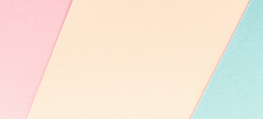 abstract colored paper background geometric pastel tone wallpaper banner for web