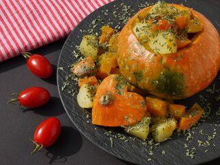 Kürbisauflauf