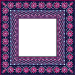 Vector decorative floral ethnic illustration