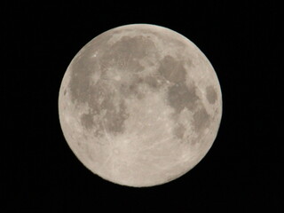 Satellite moon crater large round beautiful light bright