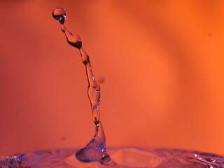 Abstract Colors colliding drops different fluids funds forms