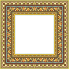 Vector decorative floral ethnic illustration