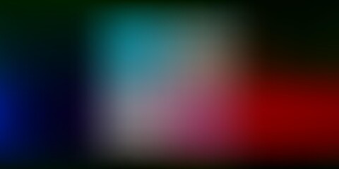 Obraz premium Dark Pink, Green vector blur background.