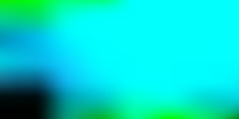 Light blue, green vector blurred pattern.