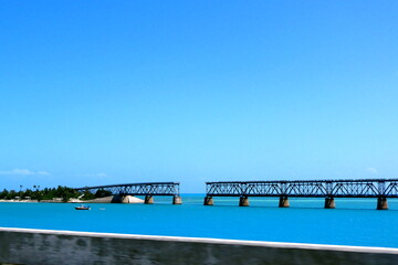 Seven Mile Bridge in Key West, Florida
