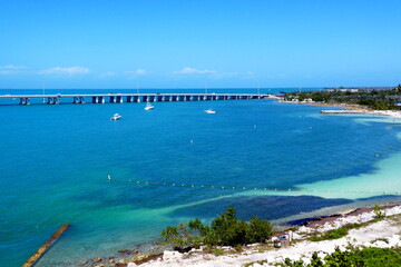 Seven Mile Bridge in Key West, Florida