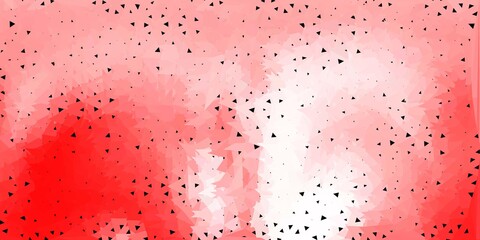 Light red vector geometric polygonal layout.