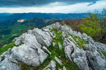 Orisol u Orixol mountain, Alava, Basque Country, Spain, Europe