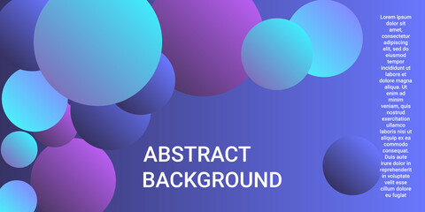 Trendy gradients of balls shapes.