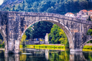 Arch at Perovica Bridge in Trebinje, Bosnia and Herzegovina.