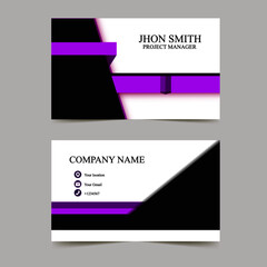 modern creative business card and name card,horizontal simple clean template vector design, layout in rectangle size.