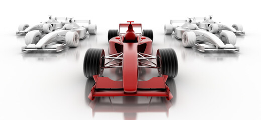 Automotive industry concepts, original 3d rendering