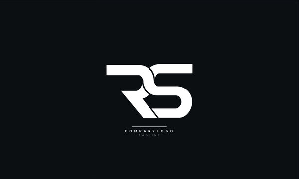 Letter RS Logo Alphabet Design Icon Vector Symbol