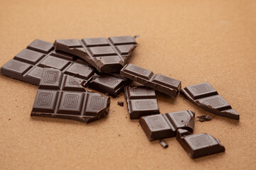 pieces of chocolate