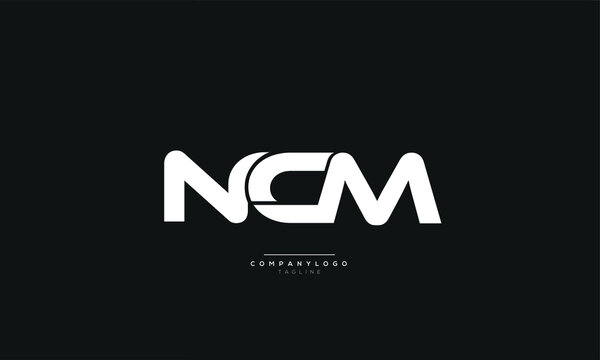 NCM Letter Logo Alphabet Design Icon Vector Symbol