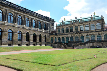 Naklejka premium Baroque architecture in Dresden