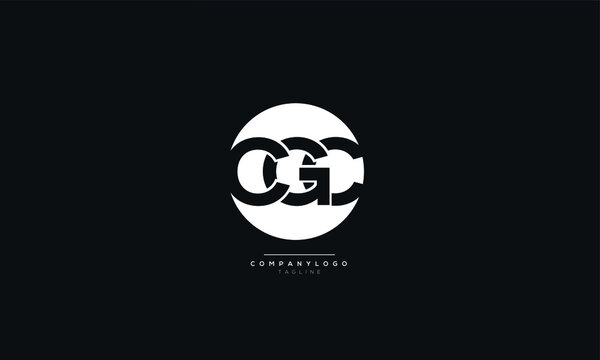 CGC Letter Logo Alphabet Design Icon Vector Symbol