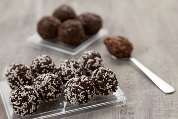 chocolate candy on a plate