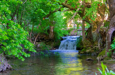 Waterfall of the river Vrelo