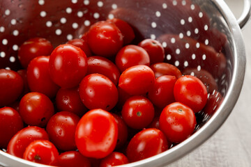 cherry tomatoes in a bowl