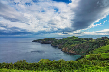 beautiful viewpoint on the Sao Miguel island
