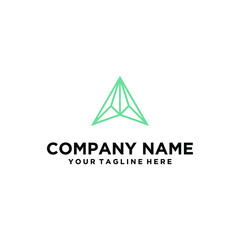 triangle logo abstract Simple universal geometric signs collection.