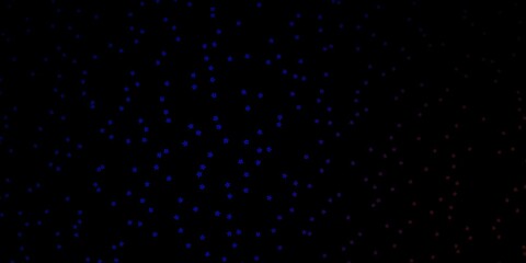 Dark Blue, Red vector background with small and big stars. Colorful illustration in abstract style with gradient stars. Pattern for websites, landing pages.