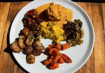 Vegetarian food concept