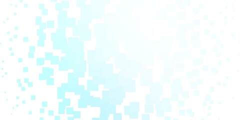 Light BLUE vector background in polygonal style. Colorful illustration with gradient rectangles and squares. Best design for your ad, poster, banner.
