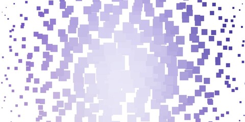 Light Purple vector pattern in square style. Abstract gradient illustration with colorful rectangles. Template for cellphones.