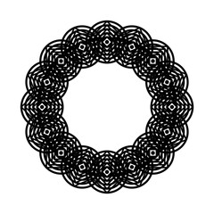 Design monochrome decorative element