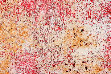 Fototapeta premium Metal texture with scratches and cracks which can be used as a background