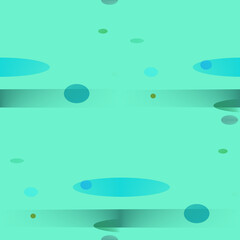 Seamless pattern with random semitransparent ellipses