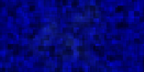 Dark BLUE vector template with rectangles.