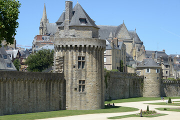 Fototapeta na wymiar La Tour du Connétable à Vannes en Bretagne