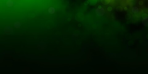 Light Green, Yellow vector pattern with spheres. Abstract illustration with colorful spots in nature style. Design for posters, banners.