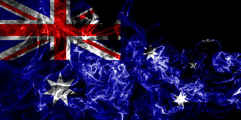 Australia smoke flag © Vlad