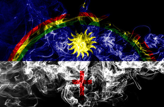 Pernambuco smoke flag, state of Brazil