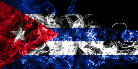 Cuba smoke flag