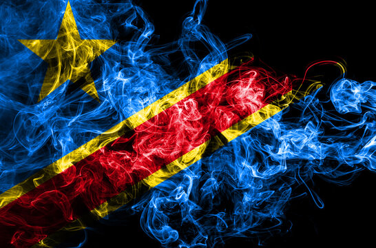 Democratic Republic of the Congo smoke flag
