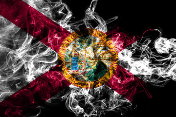 Florida state smoke flag, United States Of America