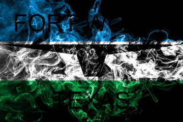 Fort Worth city smoke flag, Texas State, United States Of America