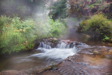Hot waterfall