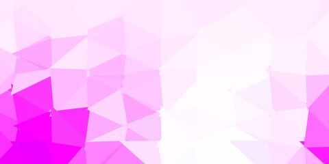Light purple vector triangle mosaic pattern.