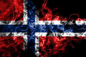 Norway smoke flag