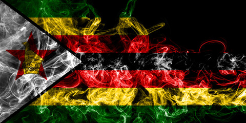 Zimbabwe smoke flag